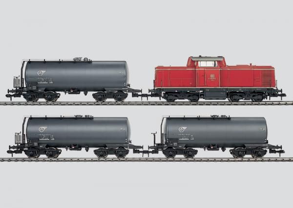 Maerklin 55721 VTG-ZUG V 100 + 3 Kesselwagen DB Ep 3 Digital Spur 1 Maerklin 55721 VTG-ZUG V 100 + 3 Kesselwagen DB Ep 3 Digital Spur 1