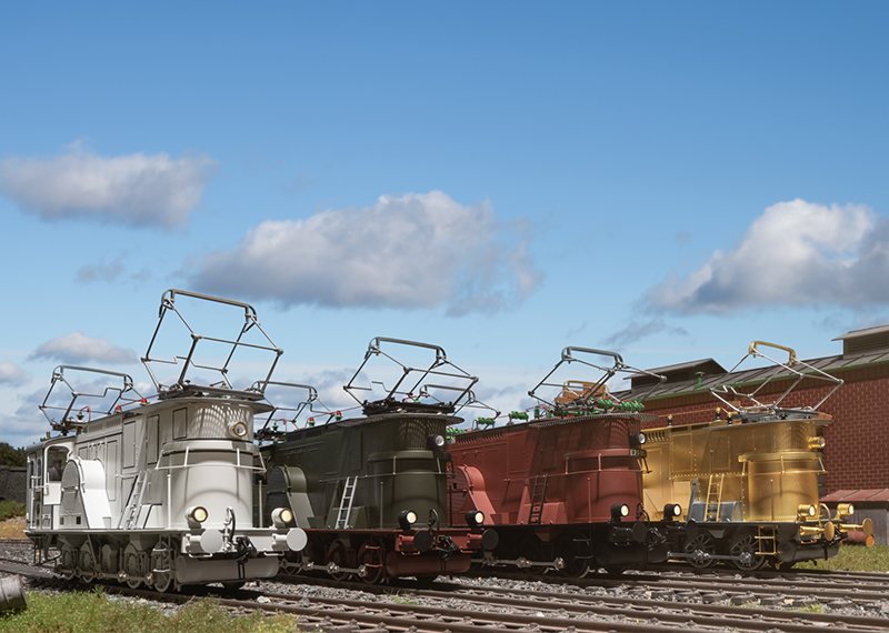 M�RKLIN 1:32 G�terzug-Elektrolokomotive EG 507 eingetroffen