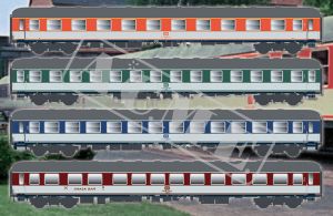 D-Zug Popart 4-teilig DB Ep.4 - ACME 55343 Spur H0