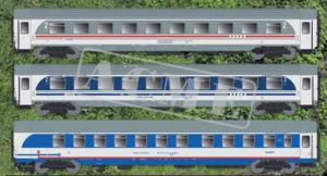Euronight 414 Set-A Zagreb-Salzburg Jz - ACME 55379 Spur H0