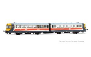 RENFE, 2-tlg. Dieseltriebwagen 591.500 Ferrobus in Regionale - Arnold HN2678D Spur N
