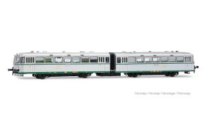 RENFE, 2-tlg. Dieseltriebwagen 591.400 Ferrobus, silber - Arnold HN2679D Spur N