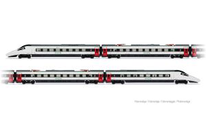 FS Trenitalia, 4-tlg. Grundset des ETR 610, neue EuroCity-Fa - Arnold HN2699 Spur N