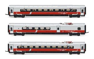FS, Erg�nzungsset 3tlg. ETR 610 EuroStar,AV-Frecciargento, E - Arnold HN3506 Spur N