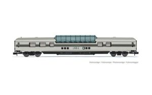 RailAdventure/LUXON, 4-achs. Aussichtswagen, in grau, Ep. VI - Arnold HN4377 Spur N