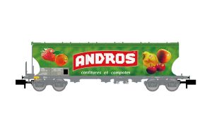 SNCF, 4-achs. Zuckersilowagen, Andros, gr�n - Arnold HN6733 Spur N
