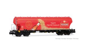 FS, 4-achs. Getreidesilowagen mit runden Seitenw�nden Peroni - Arnold HN6735 Spur N
