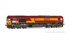 Euro Cargo Rail, Diesellok Class 66, braun - Arnold HN9081 Spur TT