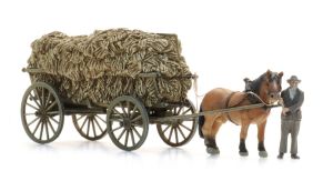 Leiterwagen Heuernte + Figur - Artitec 387.619 Spur H0