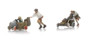 Seifenkistenrennen 1940-1970 (4x) - Artitec 5870102 Spur H0