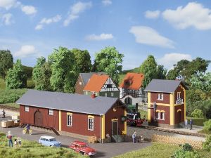 H0 Bahnhof Steinbach+Wasserh. - Auhagen 11435 Spur H0