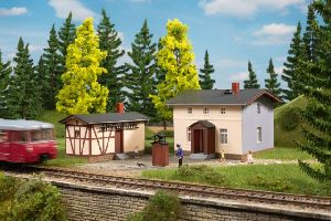 H0 Bahnw�rterwohnhaus mit NG - Auhagen 11457 Spur H0