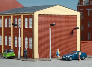 H0 Peitschenlampenattr. eckig - Auhagen 41624 Spur H0