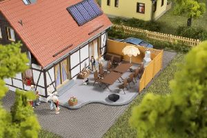 H0 Terrassenausstattung - Auhagen 41650 Spur H0