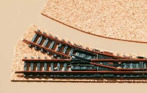 N Korkgleisbettung f. Weichen - Auhagen 44581 Spur N