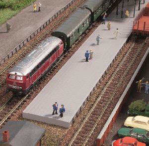 N Bahnsteig ohne �berdachung - Auhagen 44641 Spur N