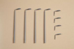 N Peitschenlampenattrappen - Auhagen 44648 Spur N