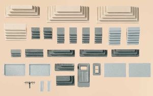 HT 17 verschiedene Treppen - Auhagen 48646 Spur H0