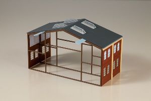 H0 Erweiterung Werkhalle - Auhagen 80100 Spur H0