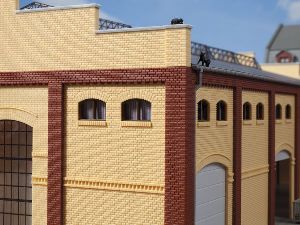 H0 Fenster M braun - Auhagen 80215 Spur H0