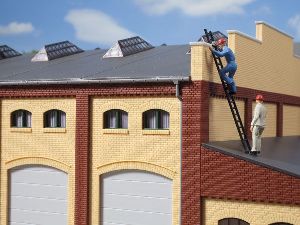 H0 Fenster M gr�n - Auhagen 80216 Spur H0