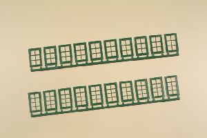 H0 Fenster Q, R gr�n - Auhagen 80224 Spur H0