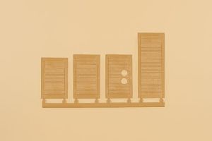 H0 Blindfenster gelb - Auhagen 80226 Spur H0