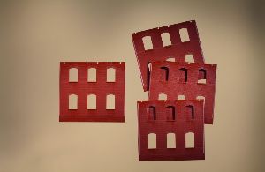 H0 W�nde 2324F rot - Auhagen 80514 Spur H0