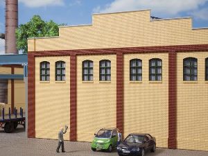 H0 W�nde 2410G gelb - Auhagen 80621 Spur H0