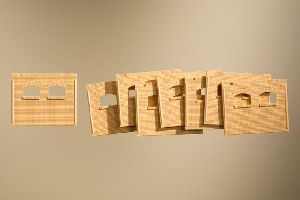 H0 W�nde 2532A gelb - Auhagen 80624 Spur H0