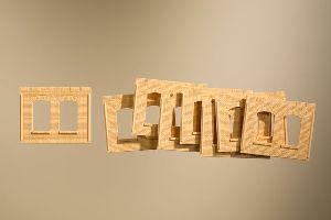 H0 W�nde 2532C gelb - Auhagen 80625 Spur H0