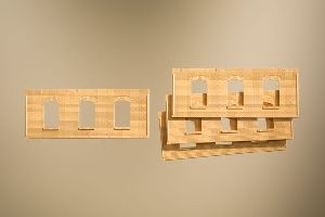 H0 W�nde 2532E gelb - Auhagen 80627 Spur H0