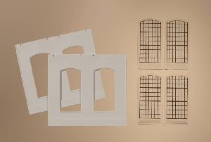 H0 W�nde 2326D geputzt, IF E - Auhagen 80703 Spur H0