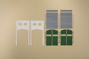 H0 W�nde 2391G geputzt,Tore L - Auhagen 80729 Spur H0