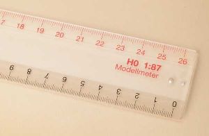 Ma�stabslineal H0 - Auhagen 99004 -