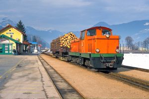 StLB VL 23 Diesellok orange, DC-analog - Bemo 1021903 Spur H0e
