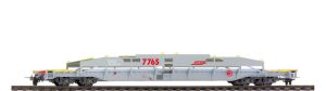 H0m RhB Sl 7765 ACTS-Tragwagen unbeladen - Bemo 2290105 Spur H0m