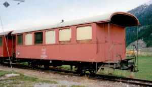 H0m RhB Xk 9087 Bahndienstwagen - Jahreswagen 2023 - Bemo 3233197 Spur H0m