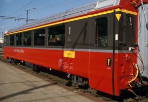 H0m RhB A 1273 Einheitswagen IV Bernina Express - Bemo 3244108 Spur H0m