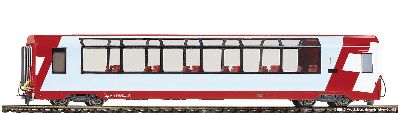 H0m RhB Ap 1315 Panoramawagen GEX - Bemo 3289115 Spur H0m