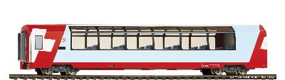 H0m RhB Bp 2537 Panoramawagen GEX - Bemo 3289127 Spur H0m
