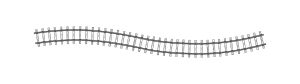 H0m Flexgleis 1000 mm, VPE 20 Stck. - Bemo 4280000 Spur H0m