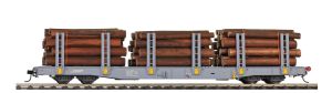0m RhB Sp-w 8360 Rungenwagen beladen - Bemo 9481120 Spur 0m