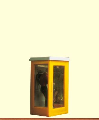 H0 Telefonzelle beleuchtet - Brawa 5441 Spur H0