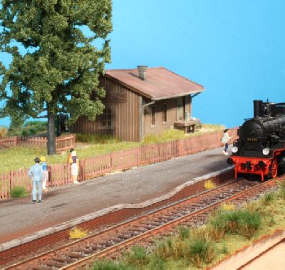 H0 Bahnsteigkanten Mauerwerk, II-VI - Brawa 94002 Spur H0