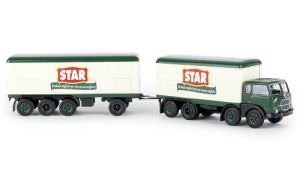 Fiat 690 Millepiedi Kofferzug 1960, Star, - Brekina 58433 1:87