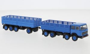 Fiat 691, Millepiedi, blau, s - Brekina 58531 1:87