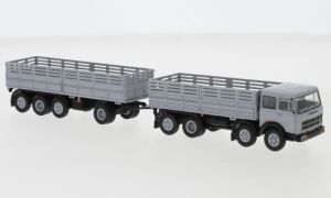 Brekina Starline, Fiat 691, grau/schwarz, 1970, 1:87 - Brekina 58533 1:87