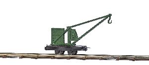 Kranwagen H0f - Busch 12251 Spur H0f