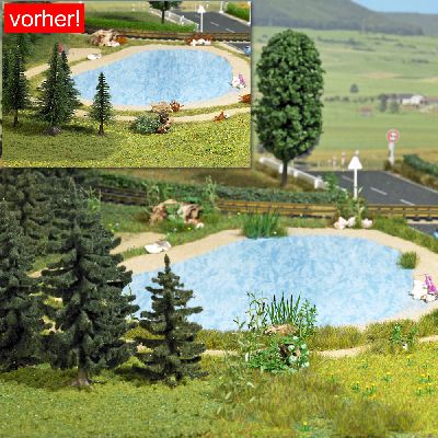 Facelift-Set Fr�hling H0 - Busch 1272 Spur H0